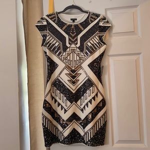 Aztec sequin dress